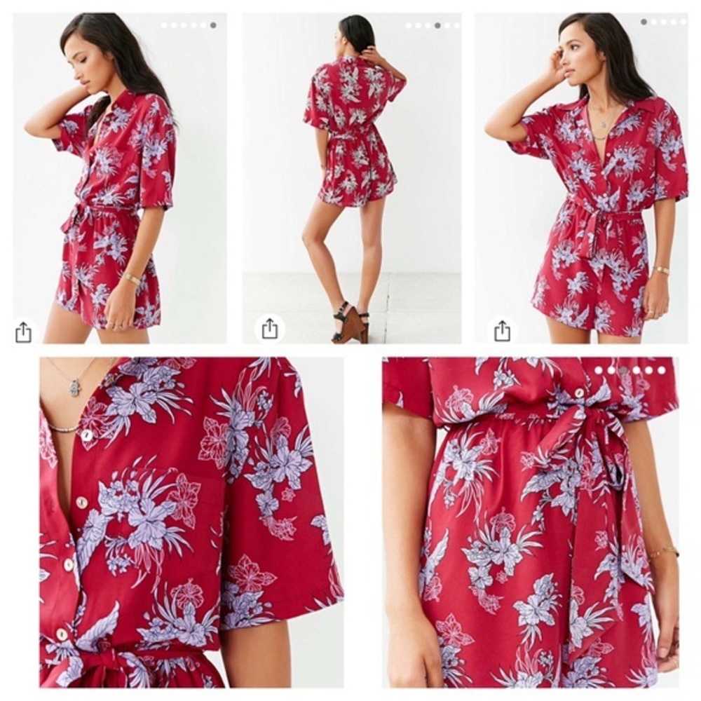 Kimchi Blue Floral Romper